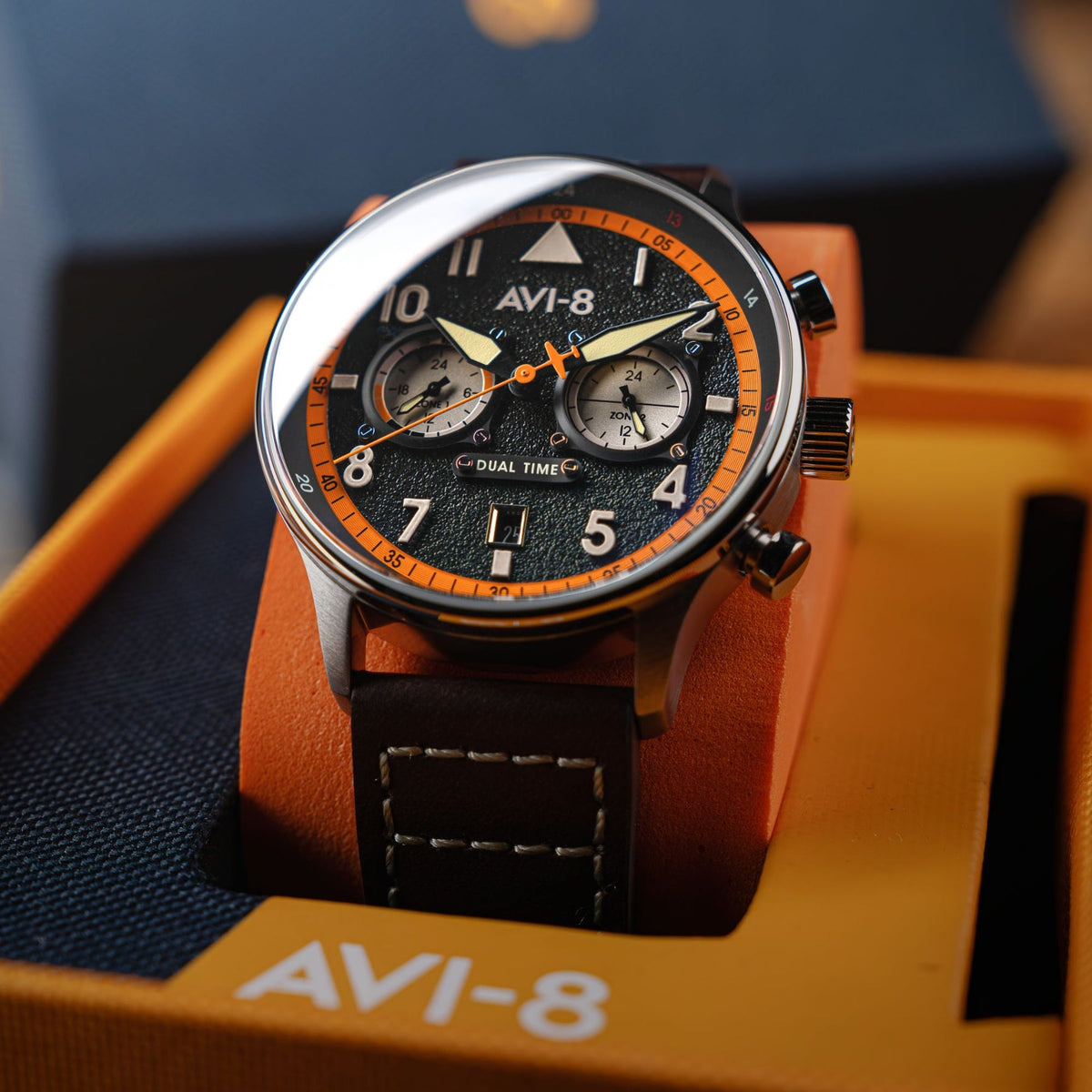 Carey Dual Time Imperial War Museums Edition Black / Leather | Black Dial