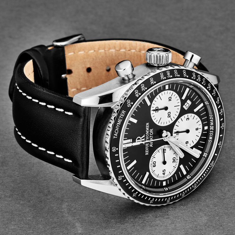 Aviator 17000.6534 / Black | Black Dial