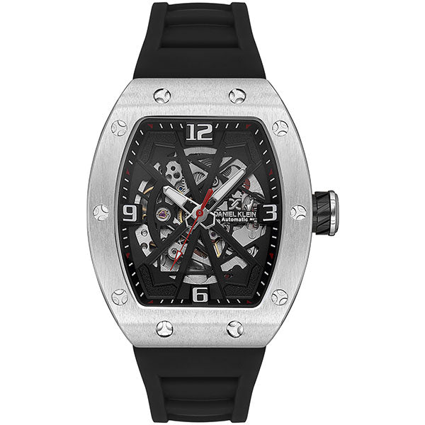 Tonneau - Automatic RM - Skeleton - DK13634 Silver / Black | Black Dial