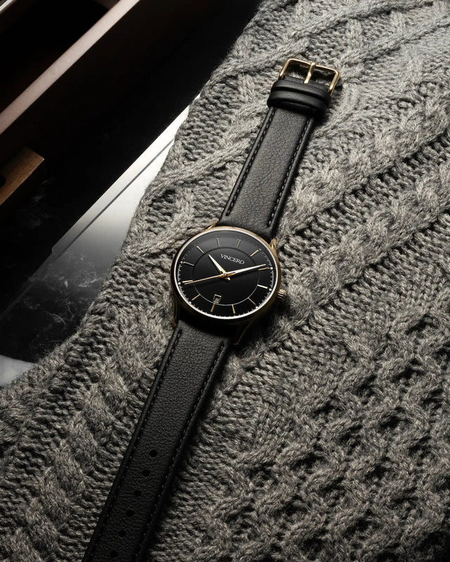 THE KAIROS II - GOLD ONYX | Black Dial