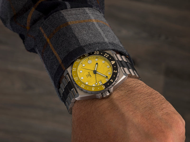 Fury GMT Yellow Mellow | Yellow Dial