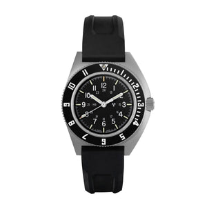 SSNAV Automatic Sterile SSNAV Auto Sterile-3pc Rubber | Black Dial