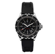 Dive SS/BKSS 3PC RUBBER (WW194007SS-0130) | Black Dial