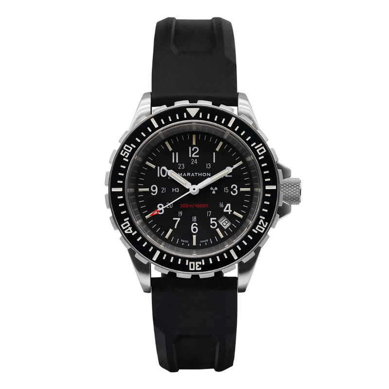 Dive SS/BKSS 3PC RUBBER (WW194007SS-0130) | Black Dial