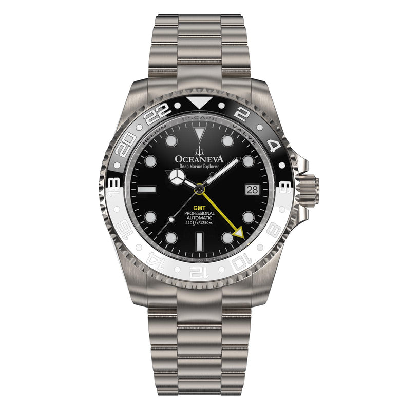Deep Marine Explorer II Black/White Bezel | Black Dial