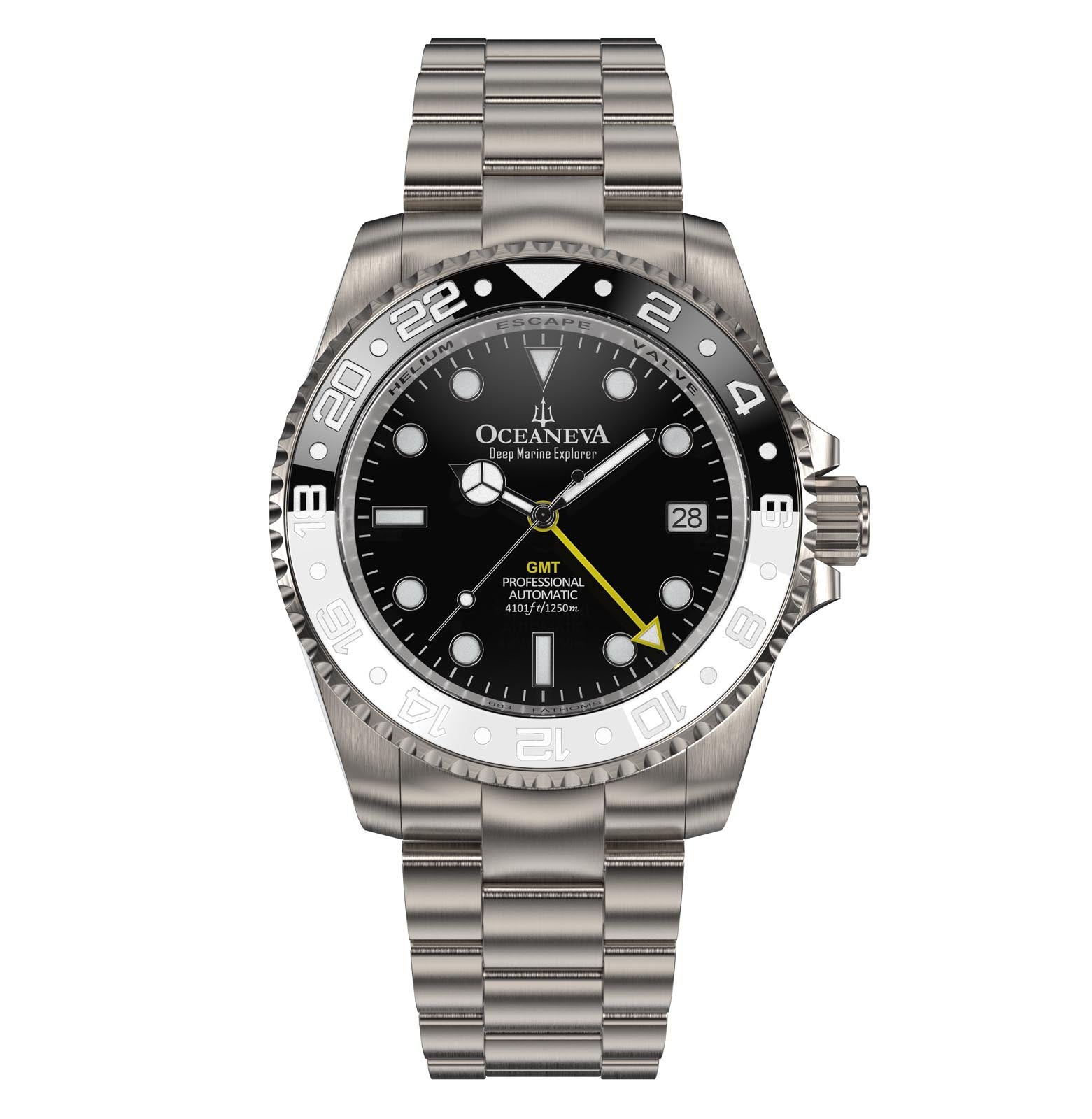 Deep Marine Explorer II Black/White Bezel | Black Dial