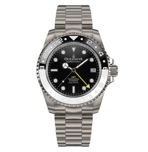 Deep Marine Explorer II Black/White Bezel | Black Dial