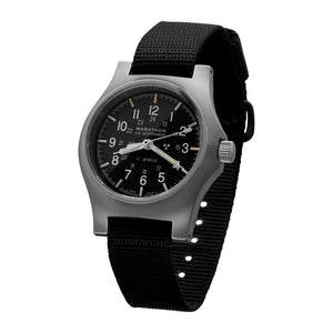 General Purpose SS/BKBK NYLON 10" (WW194003SS-0001) | Black Dial