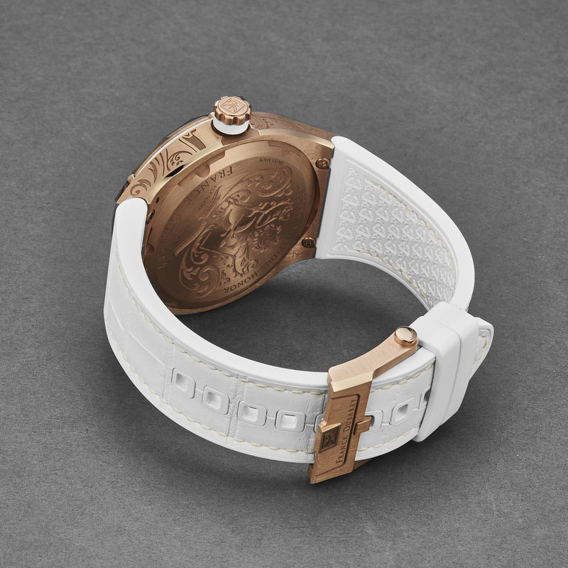 Fileteado GMT REV-05-04 / White | White Dial