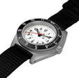 NAV, DATE, QUARTZ, SAPH, ARCTIC NGM, COL: SS//BKBK NYLON 11" Arctic SSNAV-D on 11 Ballistic | Arctic Dial
