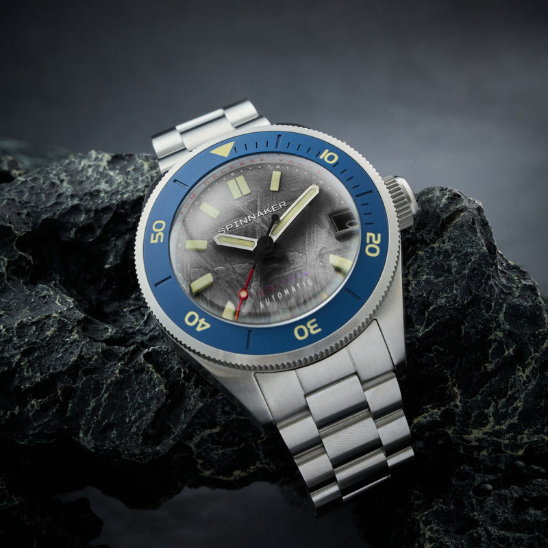 Piccard Automatic Meteorite Limited Edition Grey & Blue / Stainless Steel |  Dial
