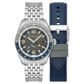 Spinnaker Fleuss GMT Automatic Grey / Stainless Steel | Grey Dial