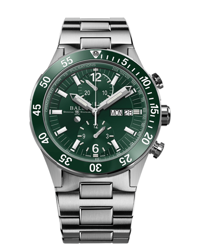 Roadmaster Rescue Chronograph 42mm | Green Dial