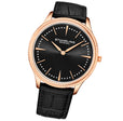 Symphony Black/Leather/Black Dial/Rose/Rose  Case | Black Dial