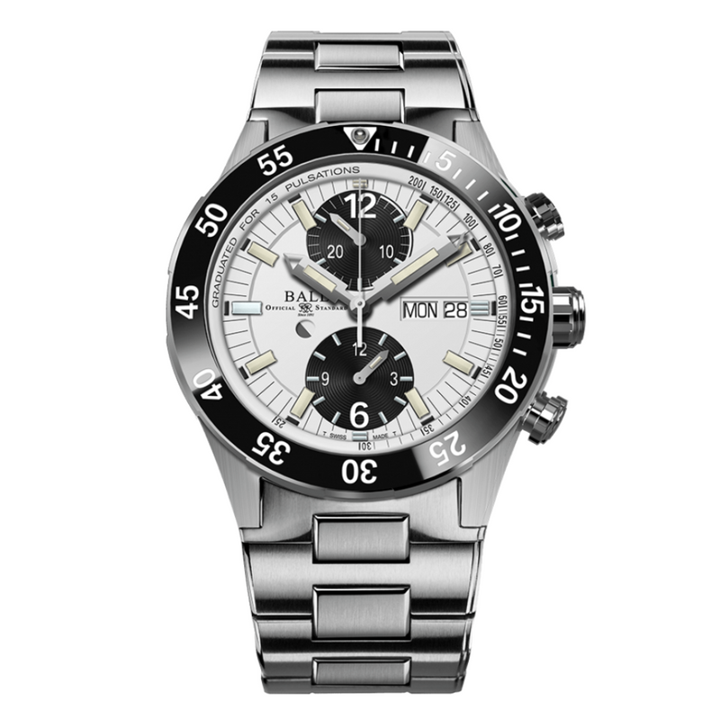 Roadmaster Rescue Chronograph White / Black | White Dial