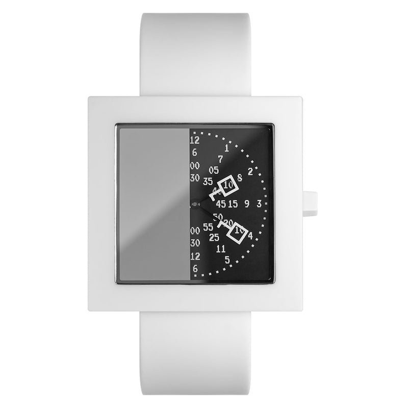 Nouns watch White | Black Dial