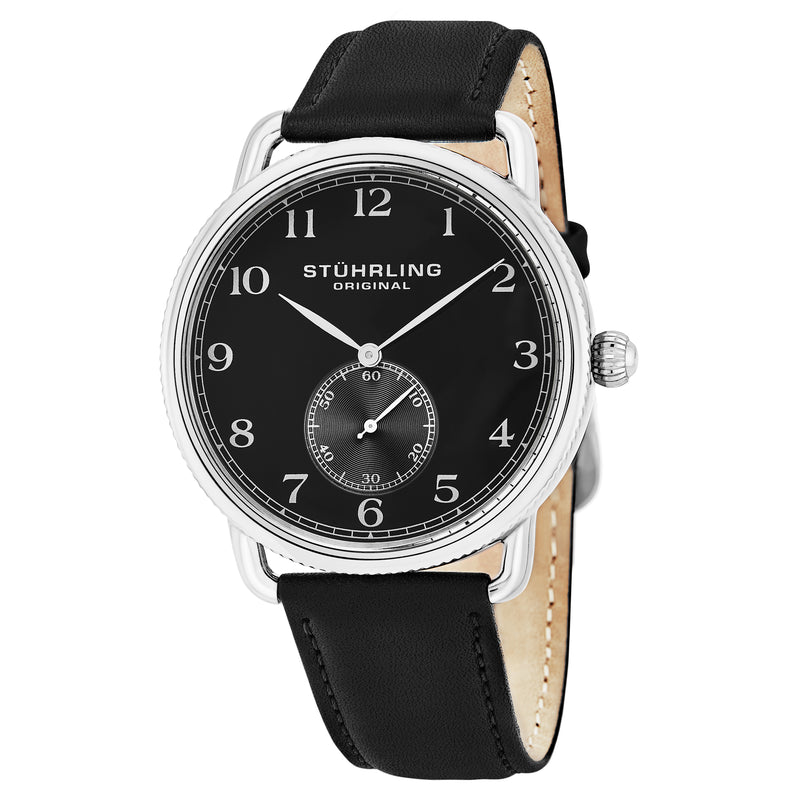 Symphony Black/Leather/Black Dial/Silver Case 207.02 | Black Dial