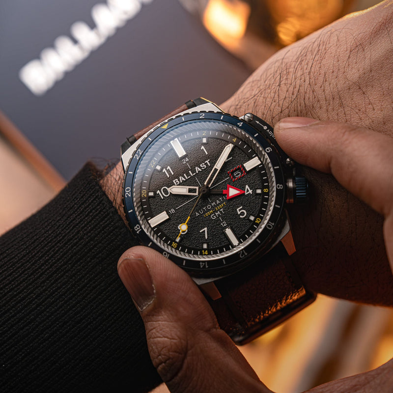 Torbay Automatic Black / Brown Leather | Black Dial