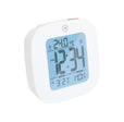 Compact Alarm Clock with Temperature and Date Clock, LCD, Alarm, Mini, White (25/50)