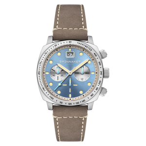 Hull Chronograph Blue / Leather | Blue Dial