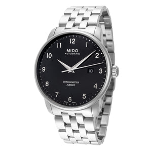 Baroncelli Jubilee 42mm / Black / Silver | Black Dial