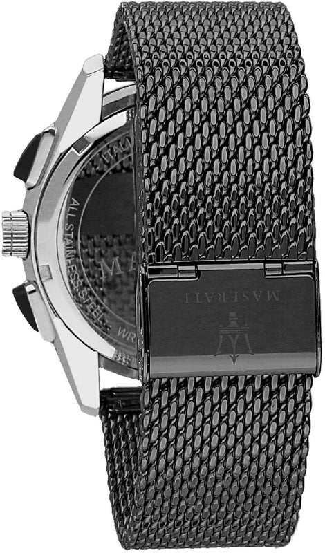 TRAGUARDO Black / Stainless Steel | Black Dial