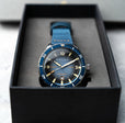 Cross Baskerville Quartz Blue / Blue Leather | Blue Dial