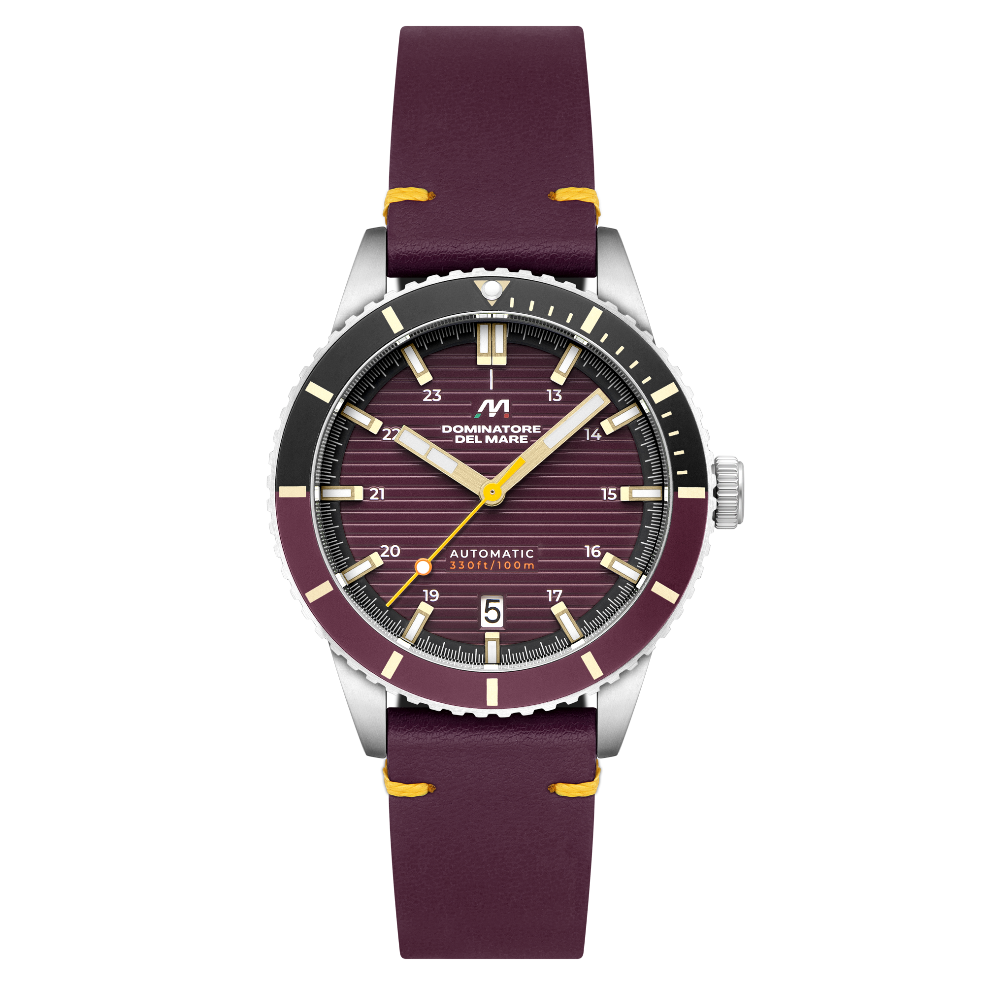 Scilla Automatic PURPLE / Leather | Purple Dial
