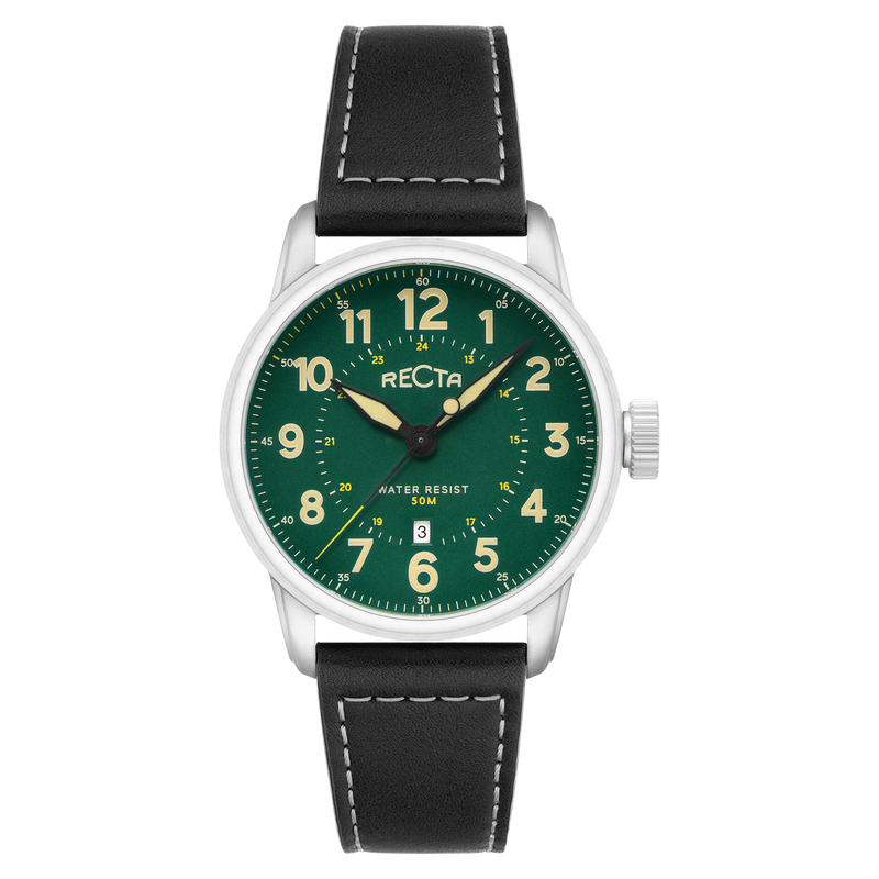 Altitude Japan Quartz Green / Leather |  Dial