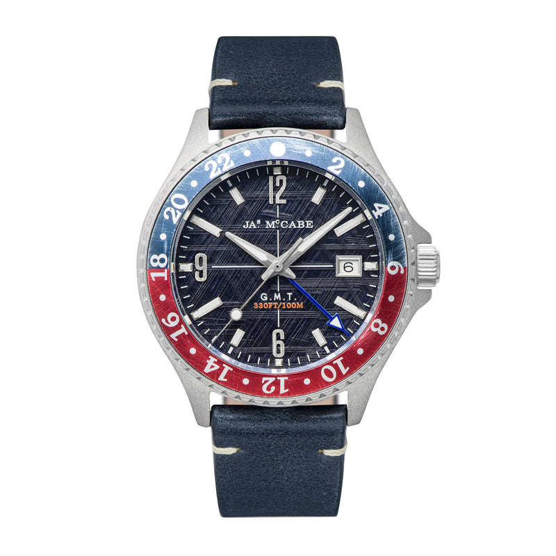 Baja GMT Blue / Leather | Blue Dial