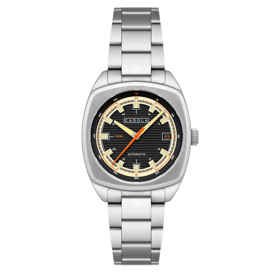 Buxton Automatic Black/ Stainless Steel Stainless Steel | Black Dial
