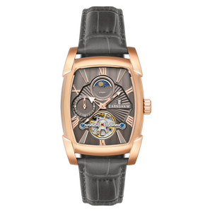 Heritage Kensington Multifunction Automatic Grey / Gray Leather