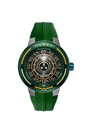 Orbiter Automatic Limited Edition Green / Silicone Strap | Green Dial