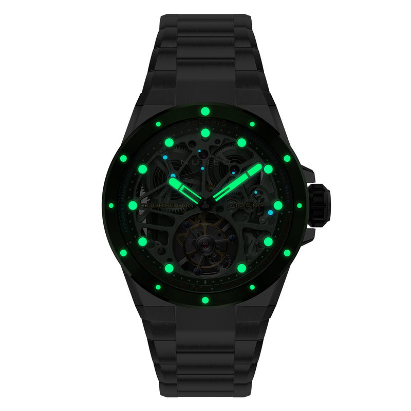 Polaris Green / Stainless Steel | Green Dial