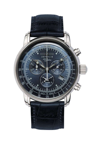 100 Jahre Chronograph Blue Blue Dial