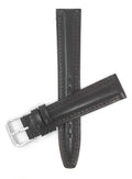 Bandini 20mm Extra long - Brown Italian Leather Watch Band - Classic - Padded 20mm Extra long / Brown / Silver Buckle |  Dial