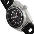 Dreyer Pro Diver 20ATM, Swiss Super Lume Silver/Black | Black Dial