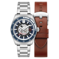 Fleuss Automatic Severn Edition Blue / Stainless Steel | Blue Dial