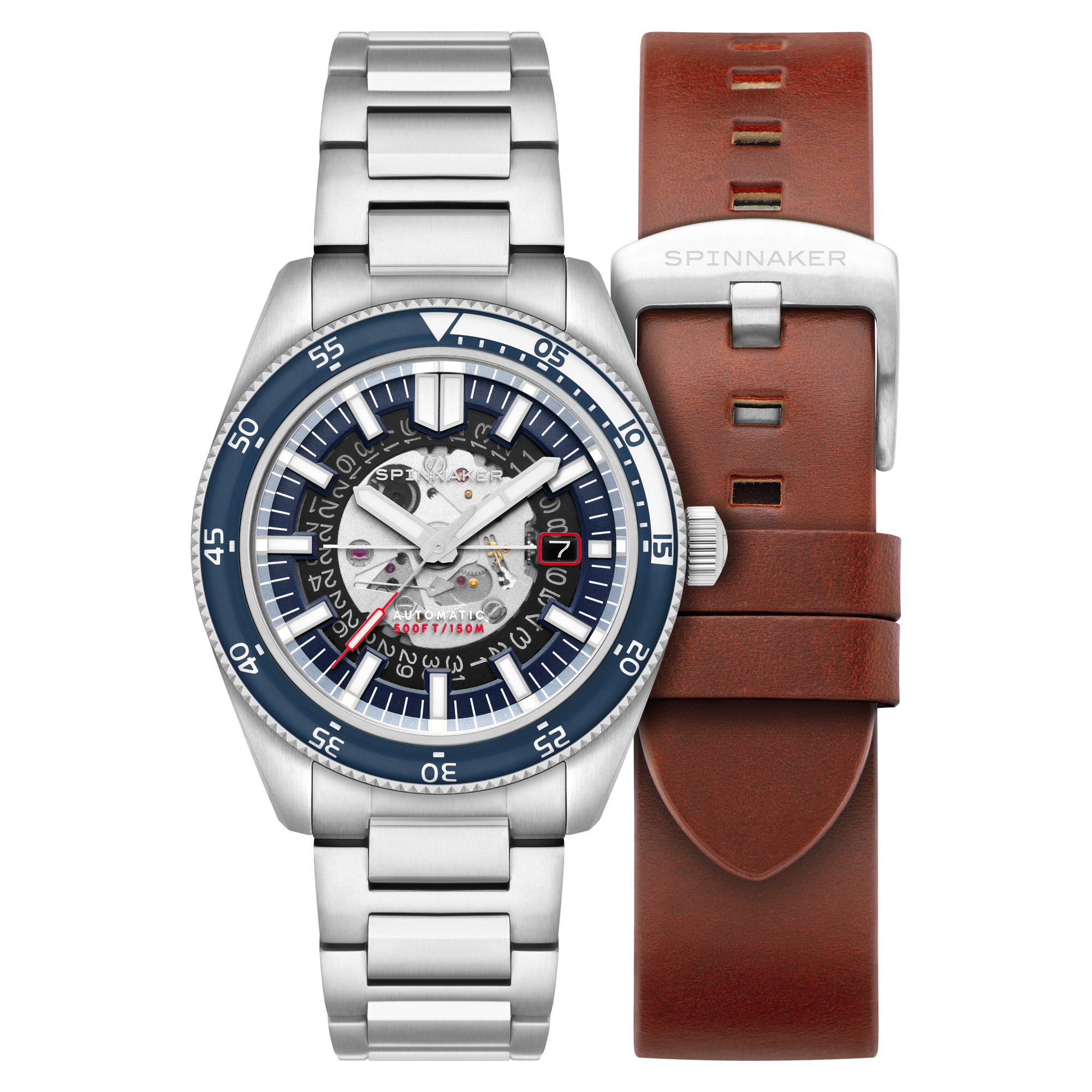 Fleuss Automatic Severn Edition Blue / Stainless Steel | Blue Dial