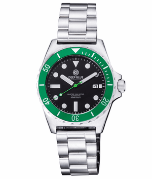 Master 1000 Retro Collection 44mm Black / Green Stainless | Black Dial