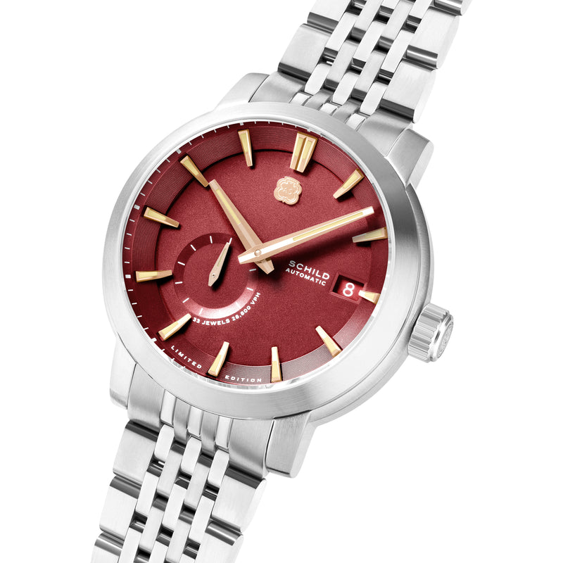 Heinrich Red / Stainless Steel | Red Dial