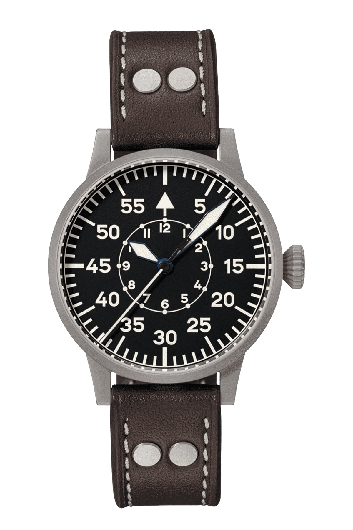 Speyer 39 Black Dial Type B / Brown Leather Strap Black Dial