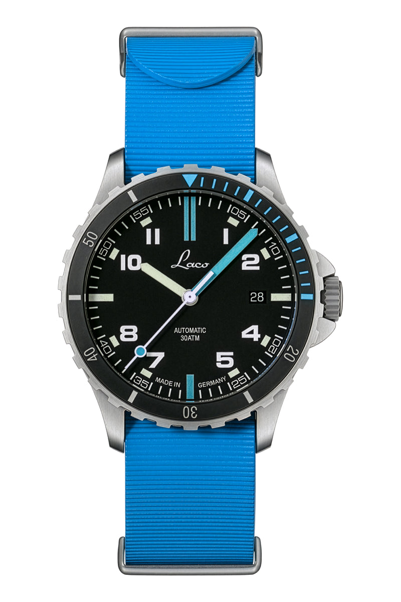 Atlantik 39.RB Rubber | Matte Black Dial