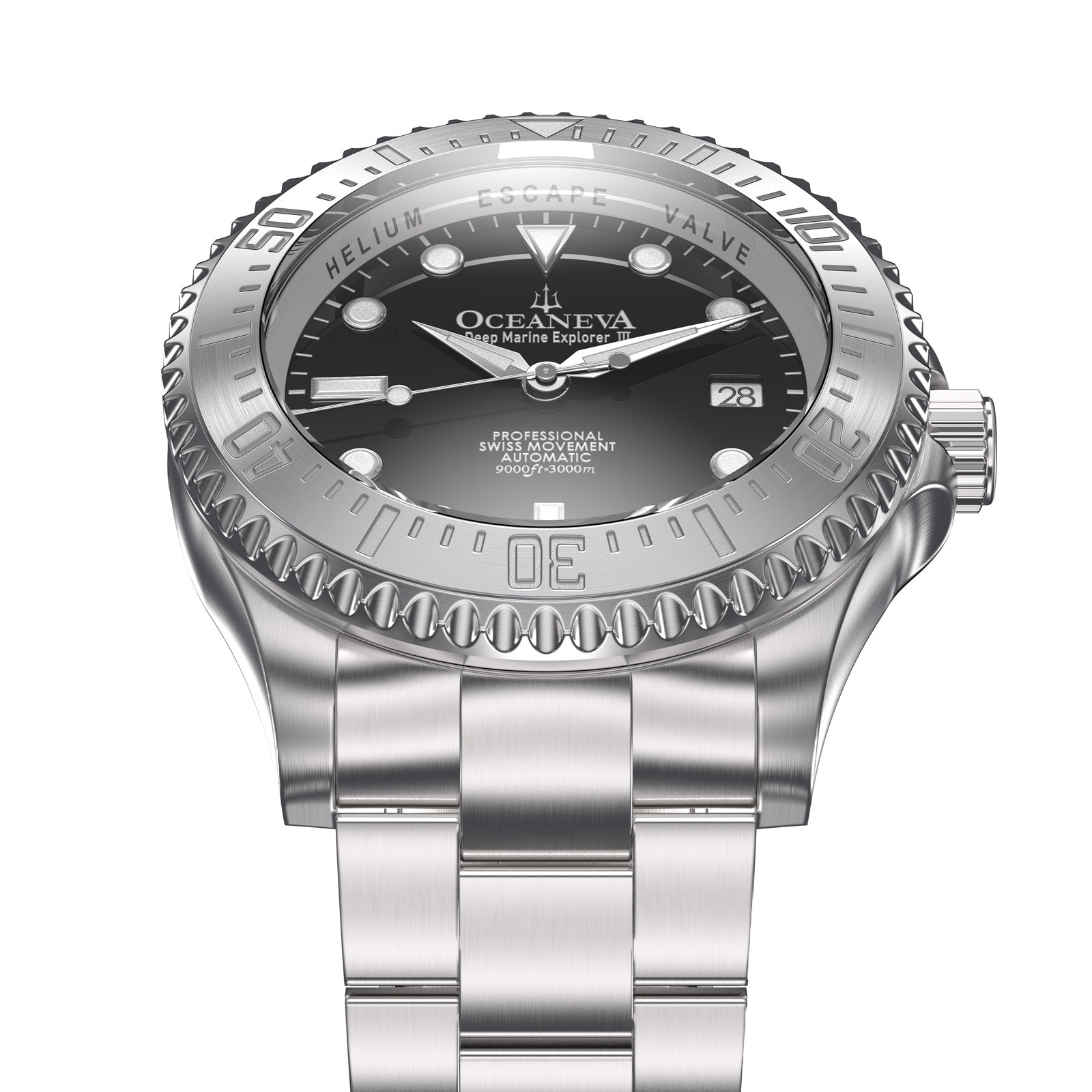 Deep Marine Explorer III – Black Dial