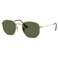 HEXAGONAL FLAT LENSES MEN'S Gold / Green
