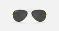 AVIATOR CLASSIC MENS / POLISHED GOLD - BLACK