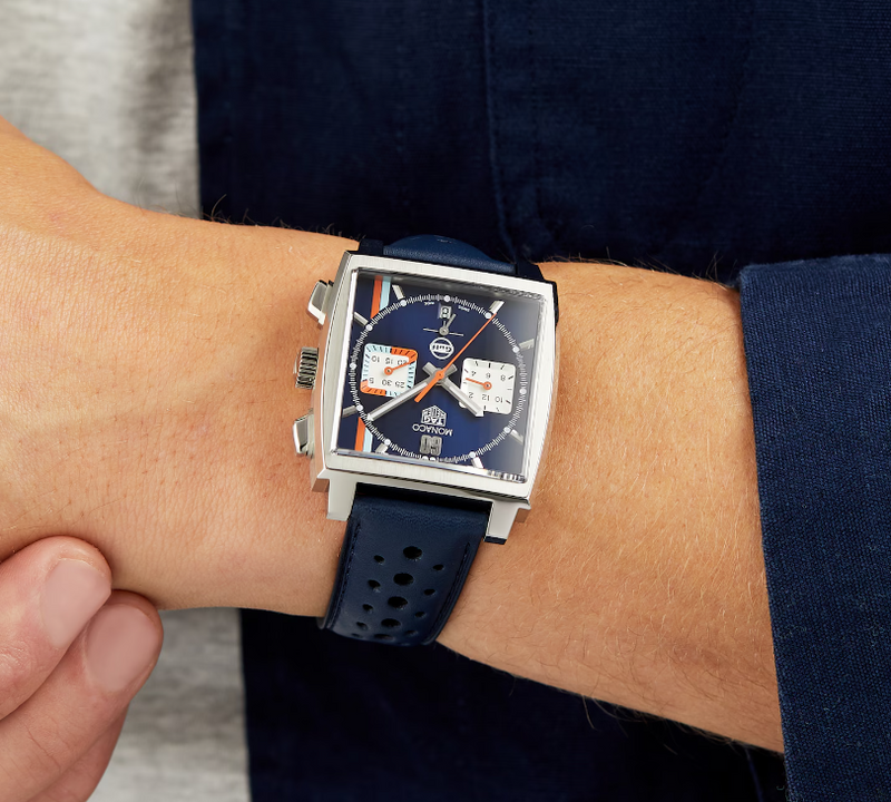 Monaco X Gulf Automatic Chronograph | Blue Dial