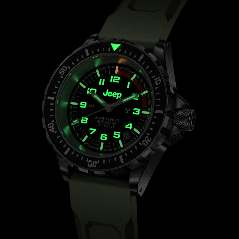 Large Diver's Automatic (GSAR) - 41mm JEEP JEEP GSAR | Black Dial
