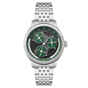 Engineer Hexham Trisect Automatic Limited Edition Green / Stainless Steel | Green Dial