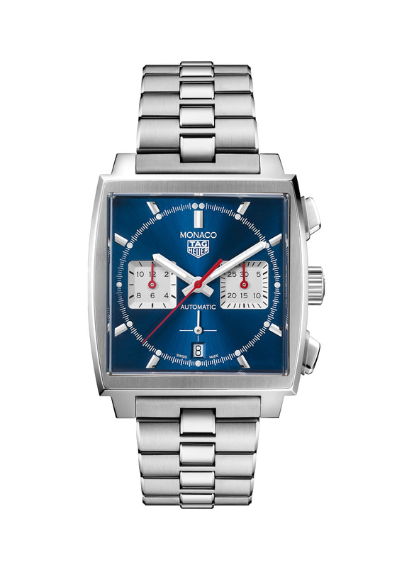 Monaco Chrono Blue Dial / Leather | Blue Dial